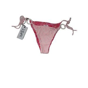 NWT VDM the Label reversible string bikini bottom M